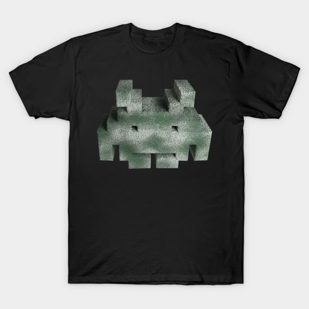 3D Alien - Mossy-Stone T-Shirt by 3DMe